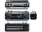 Preview: Retro-Boombox mit Kassetten-Player, Radio, USB, SD & Bluetooth, 8 Watt auvisio Radio-Recorder