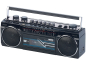 Preview: Retro-Boombox mit Kassetten-Player, Radio, USB, SD & Bluetooth, 8 Watt auvisio Radio-Recorder