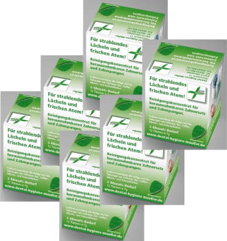 6 x Reinigungskonzentrat Dentalreiniger für Ultraschall Reinigungsgeräte Dental Hygiene Müller