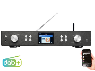 VR-Radio Digitaler WLAN-HiFi-Tuner mit Internetradio, DAB+, UKW, MP3, Streaming