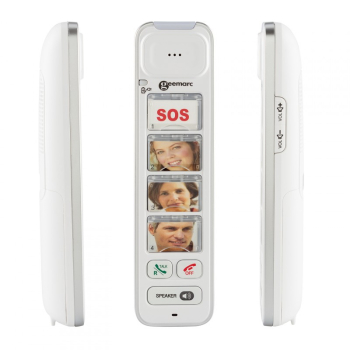 Senioren Telefon Geemarc Pack Senior Amplidect 295 mit zwei Mobilteilen + Feststation