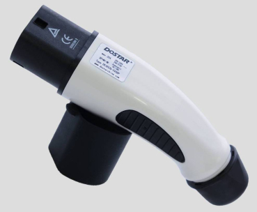 Renault Twizy Ladekabel 16 A Typ 2 auf Schuko Adapter mit Schlüssel IEC 62196