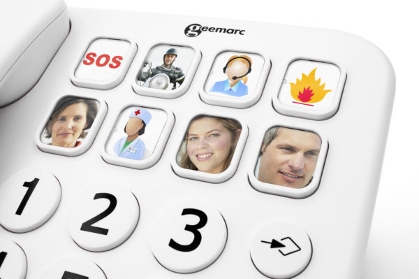 Geemarc PHOTODECT 295 Zusatz-Telefon - schnurloses Schwerhörigen