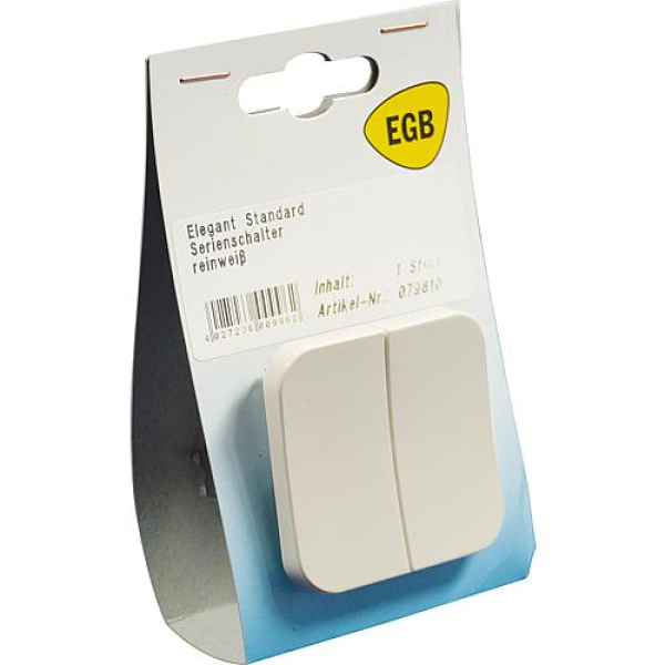 EGB Elegant Standard reinweiß SB Serien Schalter  Bestell-Nr.: 079810