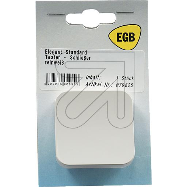 EGB Taster 079825  EGB-Schalterprogramme - Elegant Standard reinweiß