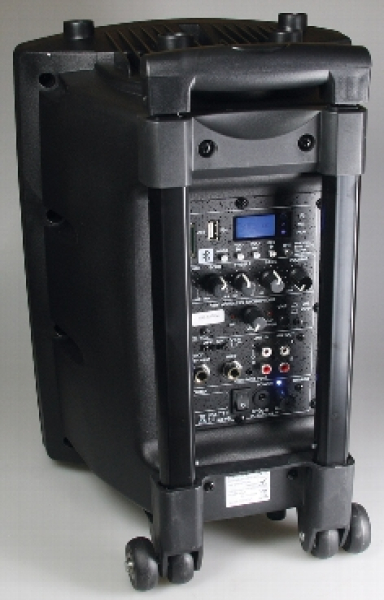 Mobiles Soundsystem IBIZA "Port-8 ABS" 100W, USB für MP3-/WMA/FM-Wiedergabe