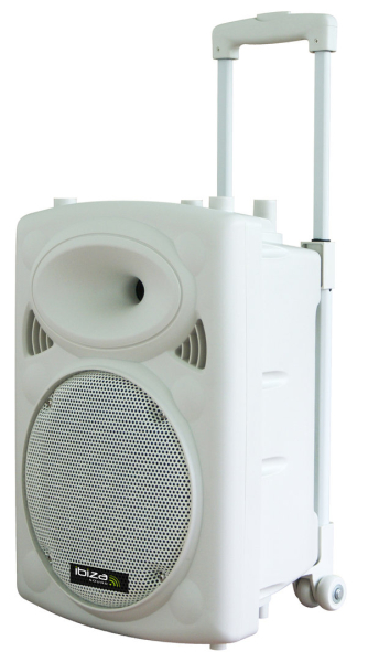Ibiza Port 15 Mobile Sound Beschallungsanlage PA DJ Box Bluetooth USB Mikrofon