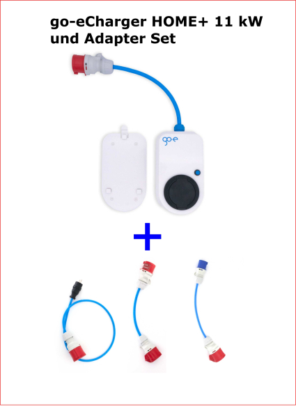 go-eCharger HOME+ 11 kW + Adapter Set