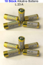 10 Stück A23 12V Alkaline Batterien L23A 12 Volt MN21 L1028 LR 23 A23S - Kopie